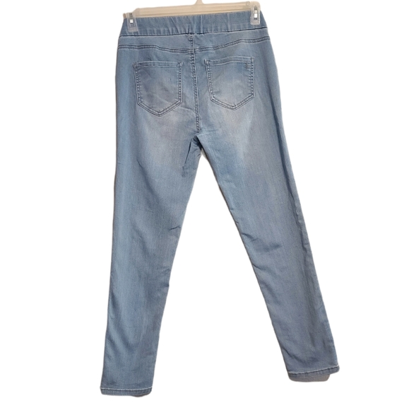 Liverpool Women's Size 10 Lightwash Pull On Ankle Jean Leggings 28" Inseam - Picture 2 of 4